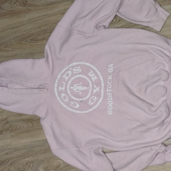 Pink Gold's Gym Woodstock Ga Hoodie - Picture 1 of 3